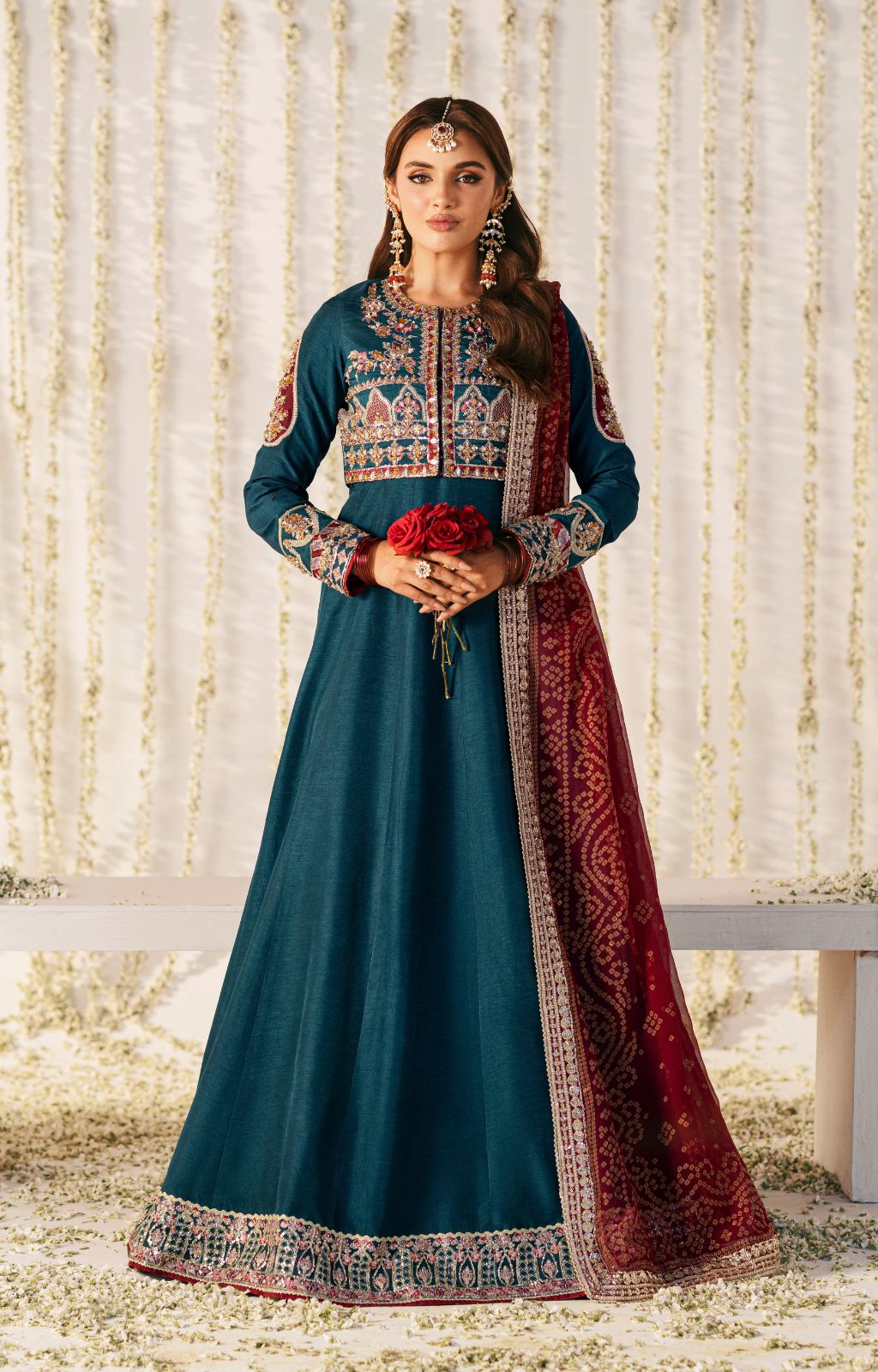 Zeena Embroidered Pakistani Dress