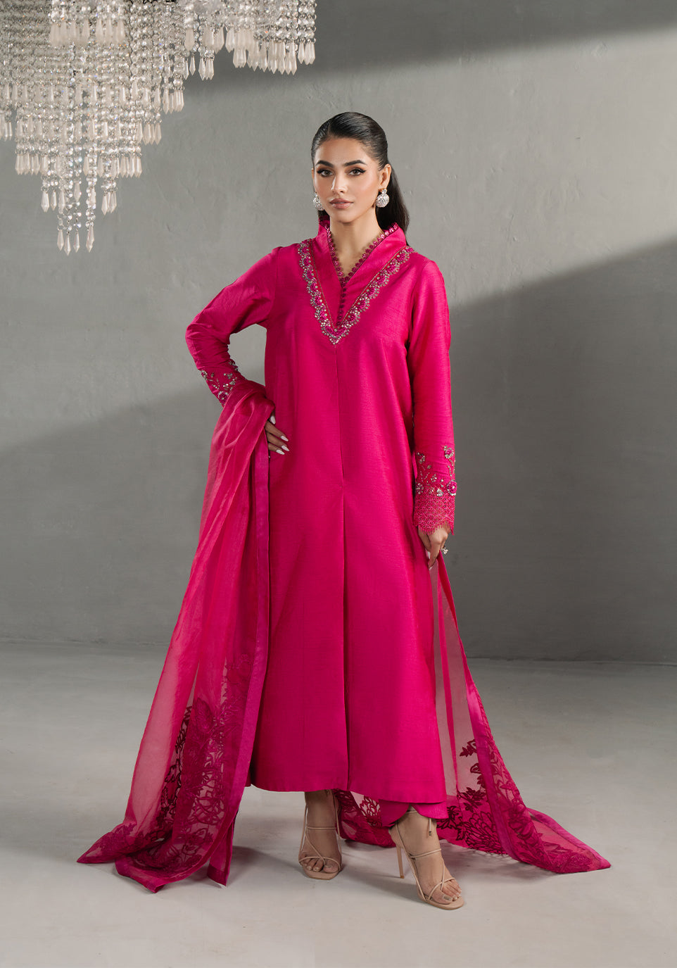 ZQS 007 EVA Embroidered Pakistani Dress