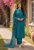 Elegant Chikankari - D04 Lawn Pakistani Summer Dresses - Humdum - 1