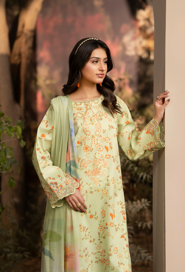 Gardenia'26 - D07 Chiffon Pakistani Summer Dresses - Humdum - 2