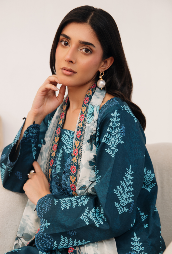 Summer Breeze'3 - D07 Organza Pakistani Summer Dresses - Humdum - 6
