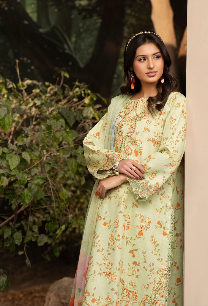 Gardenia'26 - D07 Chiffon Pakistani Summer Dresses - Humdum - 3