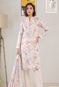 Floral Lawn Cotton Pakistani Summer Dresses - Humdum - 1