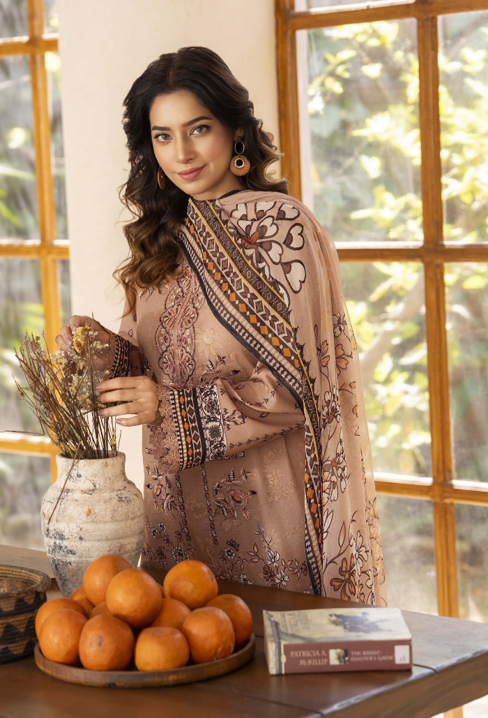 Zarwisha-D08 Chiffon Pakistani Summer Dresses - Humdum - 4