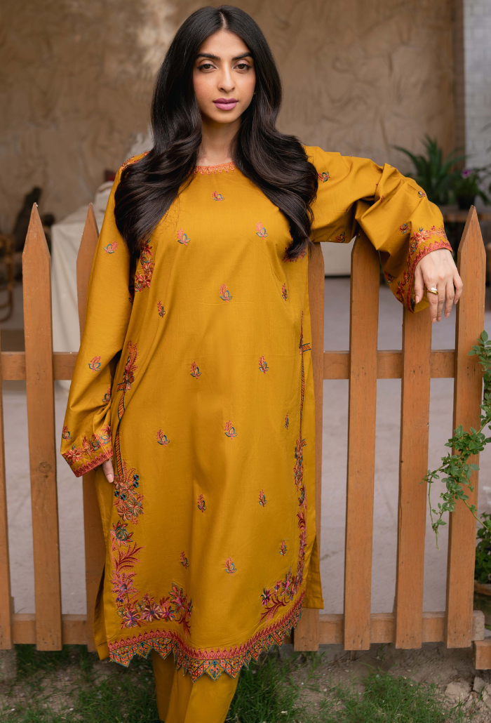 Pret-D02 Lawn Pakistani Summer Dresses - Humdum - 4