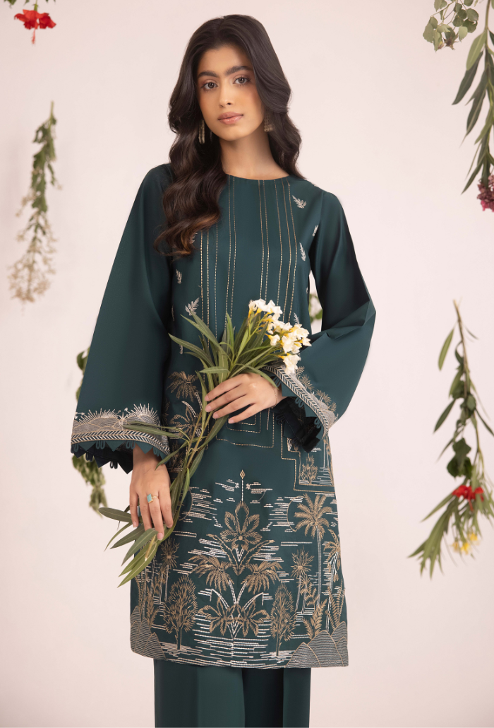 Pret 2 - D03 Lawn Pakistani Summer Dresses - Humdum - 4