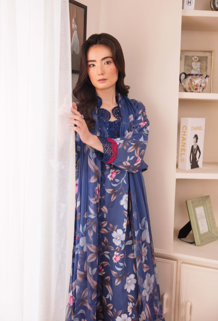 COCO - D09 Chiffon Pakistani Winter Dresses - Humdum - 3