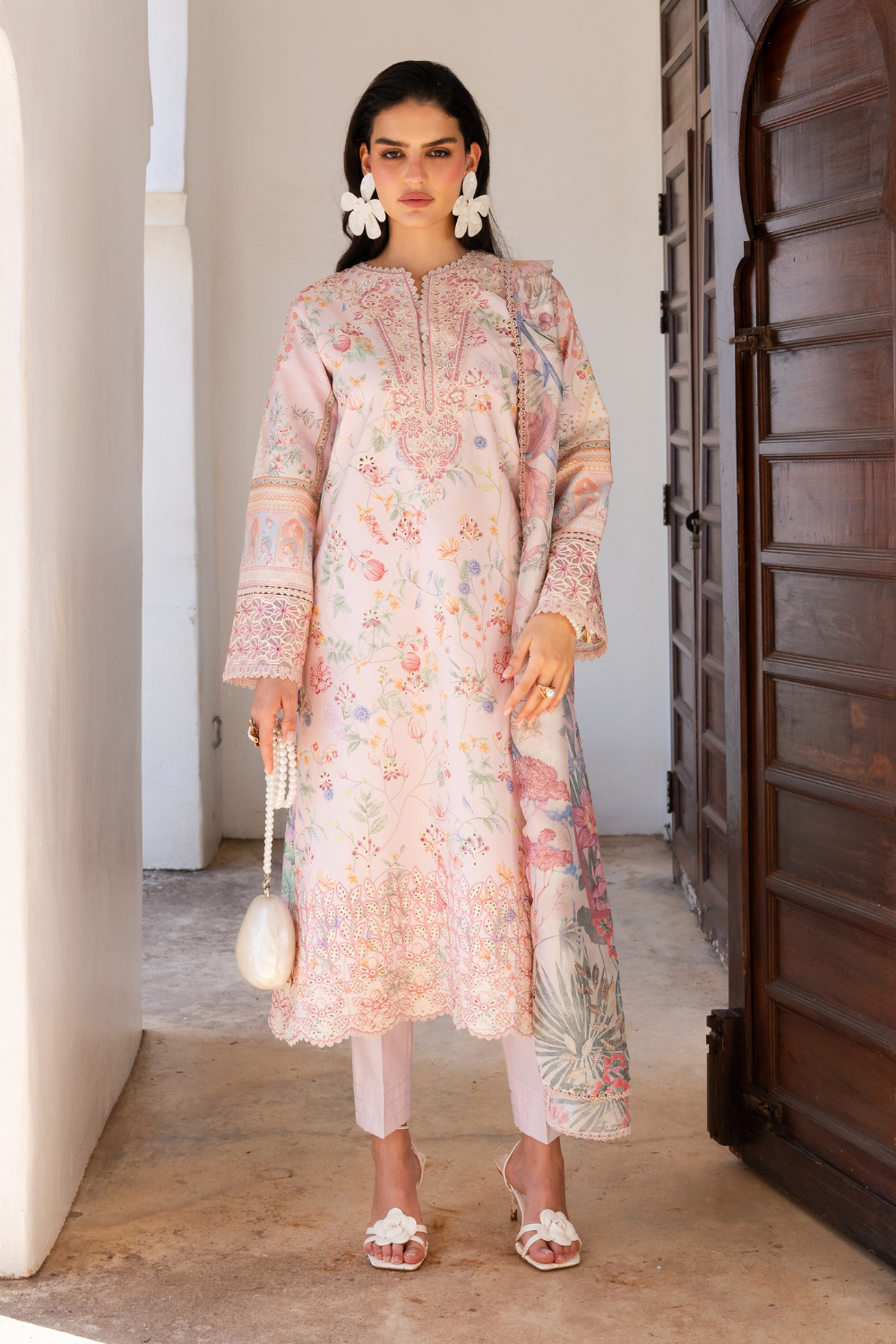 SERENE (AZ-04) Lawn Pakistani Summer Dresses - aabyaan - 2