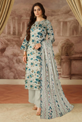 Floral - D01 Chiffon Pakistani Summer Dresses - Humdum - 1