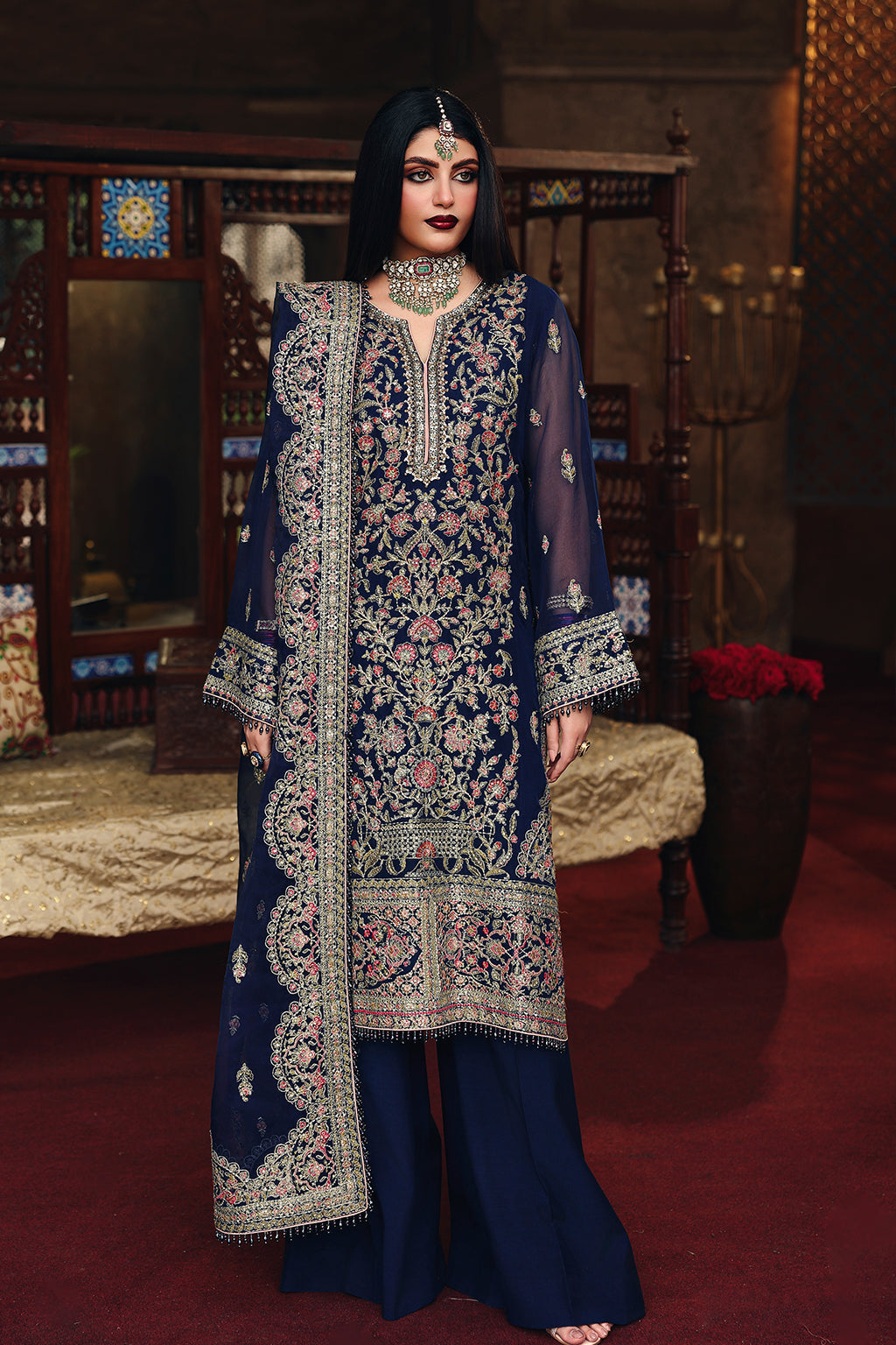 Nafeesa Embroidered Pakistani Dress
