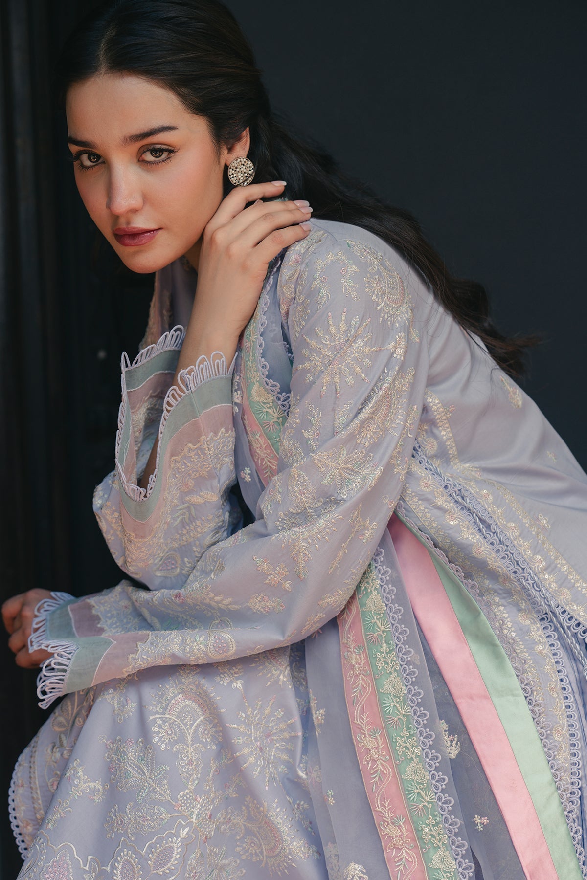 Saya Organza Pakistani Summer Dresses - Afrozeh - 5
