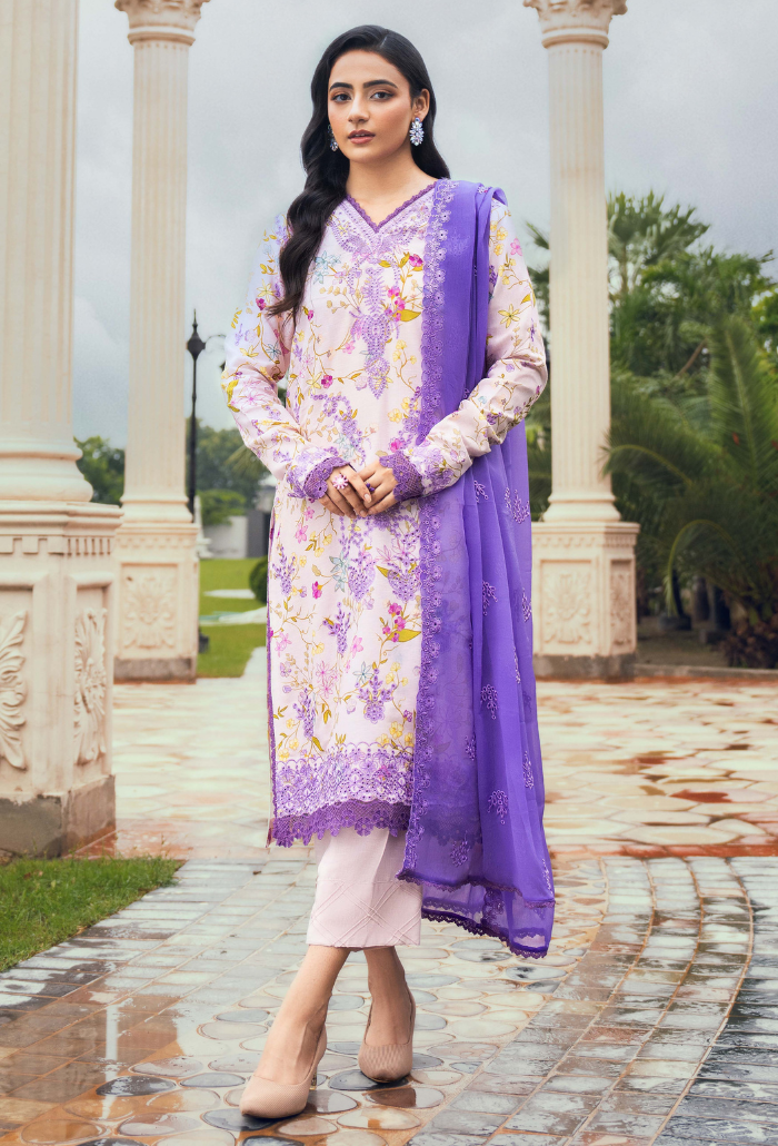 Diva - D05 Chiffon Pakistani Winter Dresses - Humdum - 1