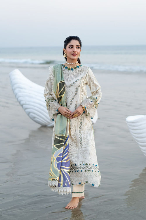 ARSIN (AS-04) Cotton Pakistani Summer Dresses - aabyaan - 1