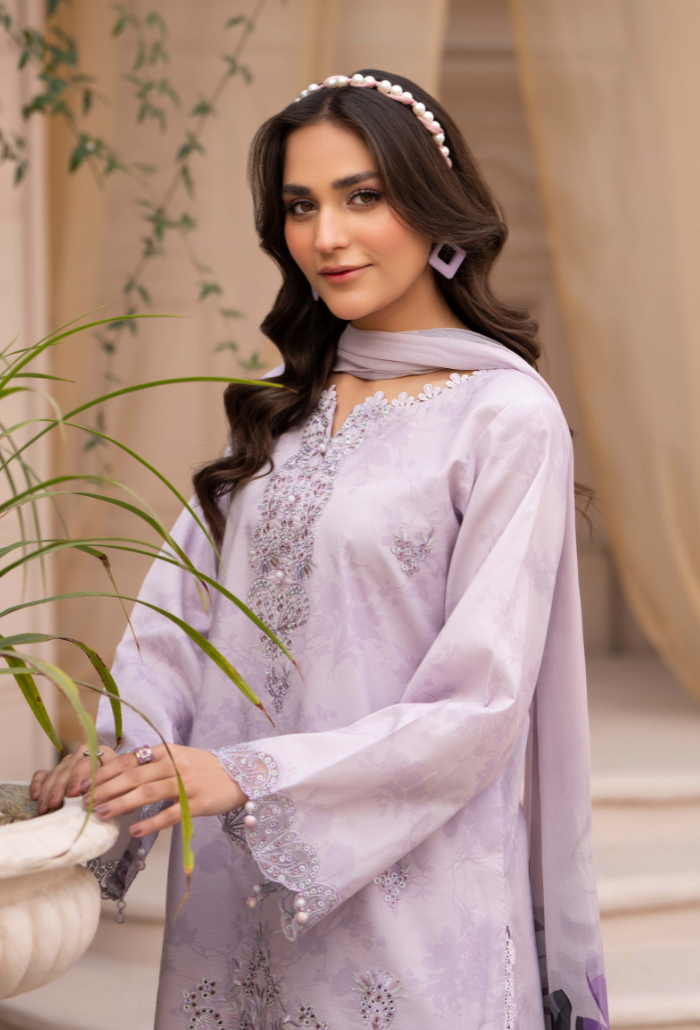 Summer Breeze - D05 Chiffon Pakistani Summer Dresses - Humdum - 4