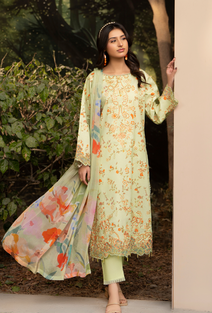 Gardenia'26 - D07 Chiffon Pakistani Summer Dresses - Humdum - 6