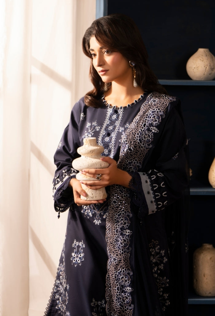 Meraki - D09 Chiffon Pakistani Summer Dresses - Humdum - 4