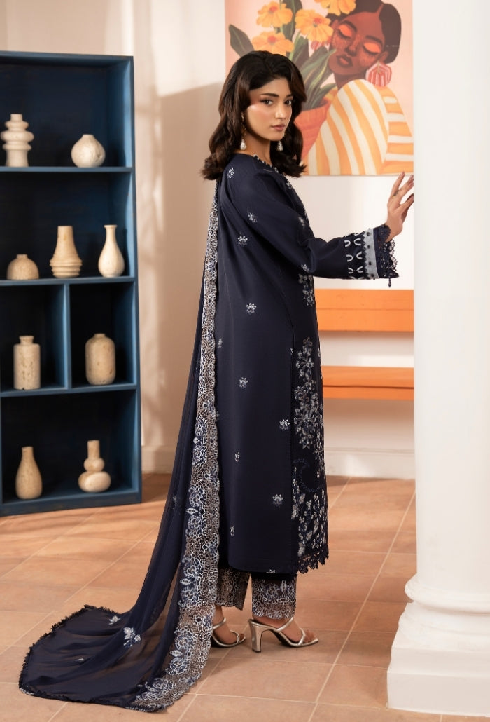 Meraki - D09 Chiffon Pakistani Summer Dresses - Humdum - 2