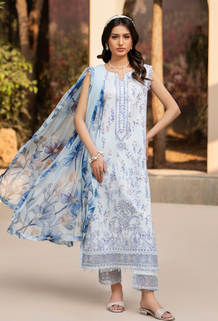 Gardenia'26 - D06 Chiffon Pakistani Summer Dresses - Humdum - 1