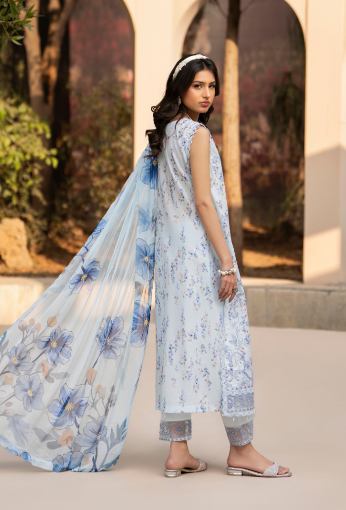 Gardenia'26 - D06 Chiffon Pakistani Summer Dresses - Humdum - 5