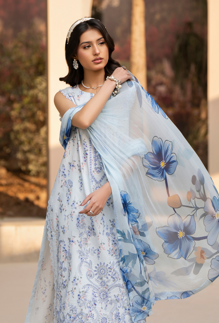 Gardenia'26 - D06 Chiffon Pakistani Summer Dresses - Humdum - 6