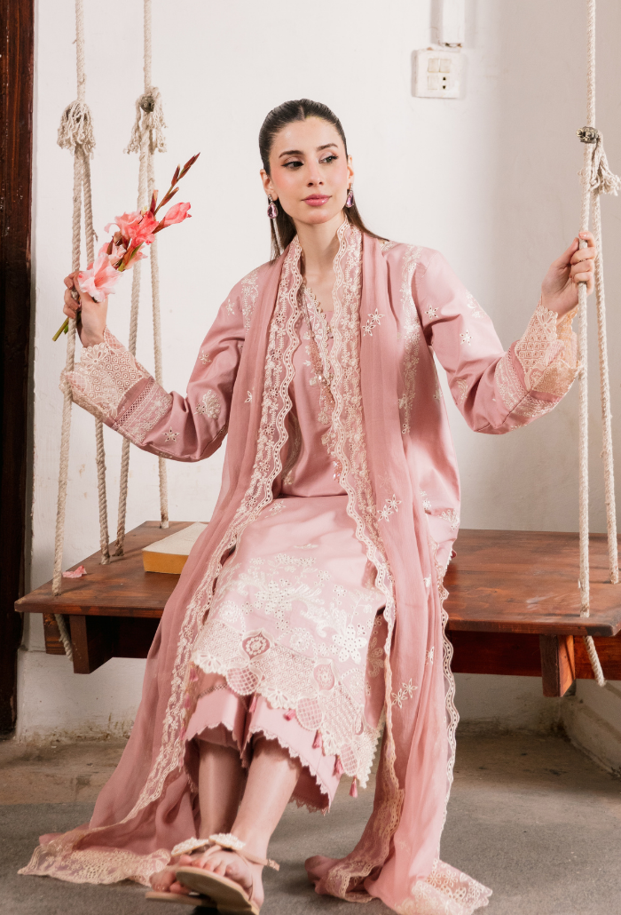 Meraki'2 - D10 Organza Pakistani Summer Dresses - Humdum - 4