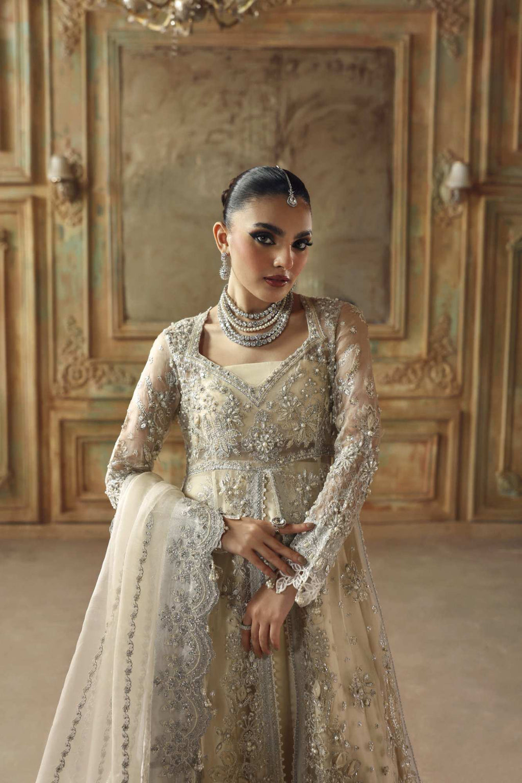 Muse Raw Silk Pakistani Formal Dresses - Zyra - 3