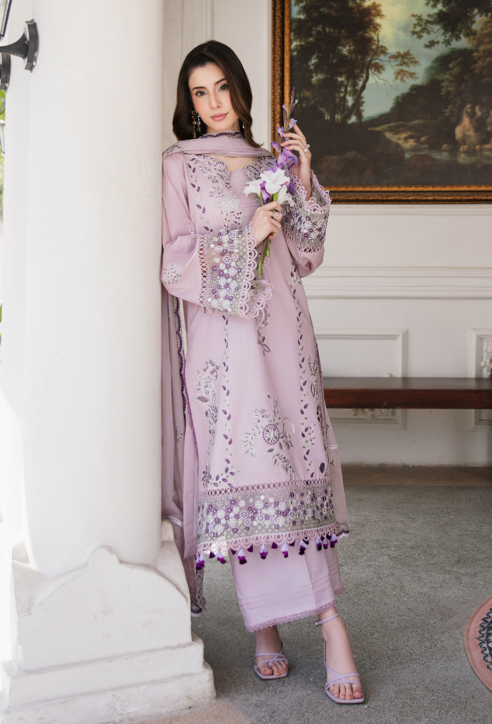 Meraki'2 - D07 Organza Pakistani Summer Dresses - Humdum - 4