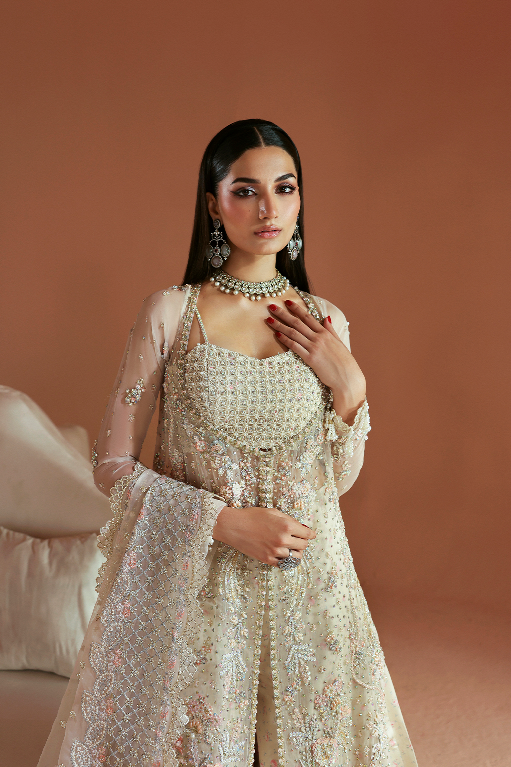 AMARANTH Embroidered Pakistani Dress