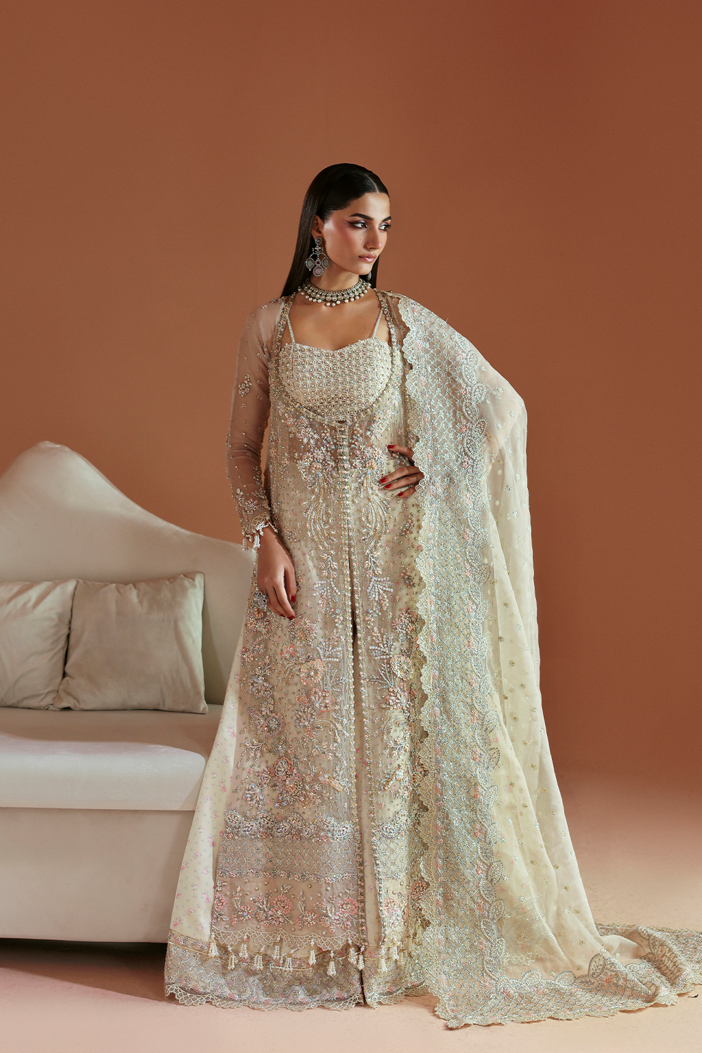 AMARANTH Embroidered Pakistani Dress