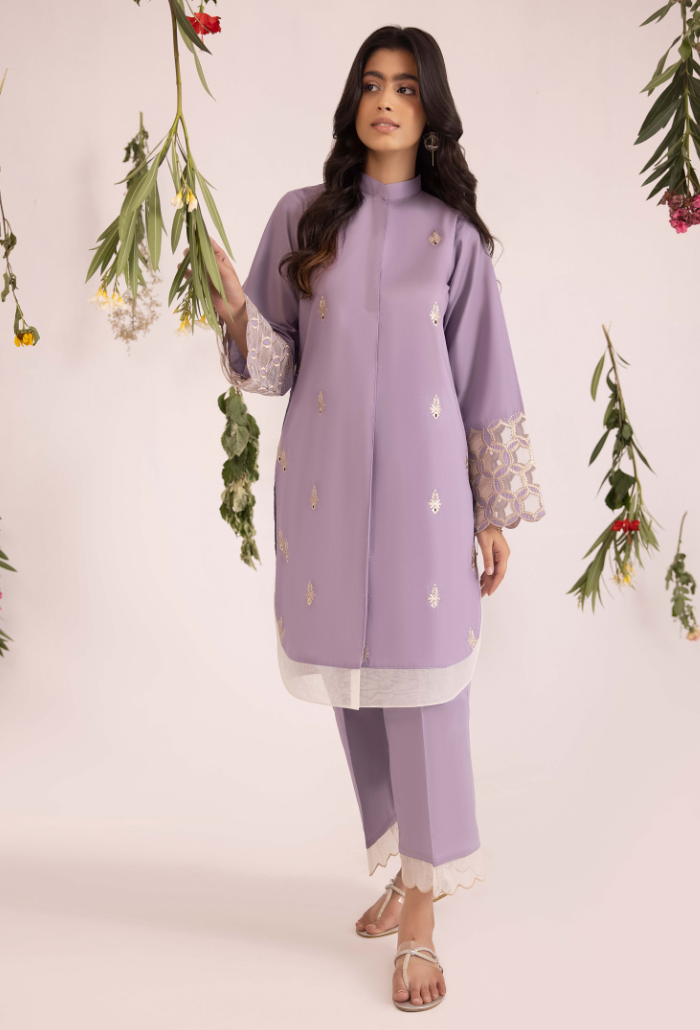 Pret 2 - D01 Lawn Pakistani Summer Dresses - Humdum - 1