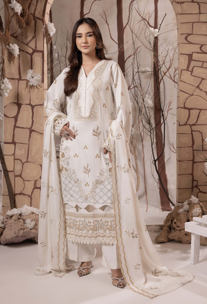 Irina-D07 Premium Fabric Pakistani Winter Dresses - Humdum - 1