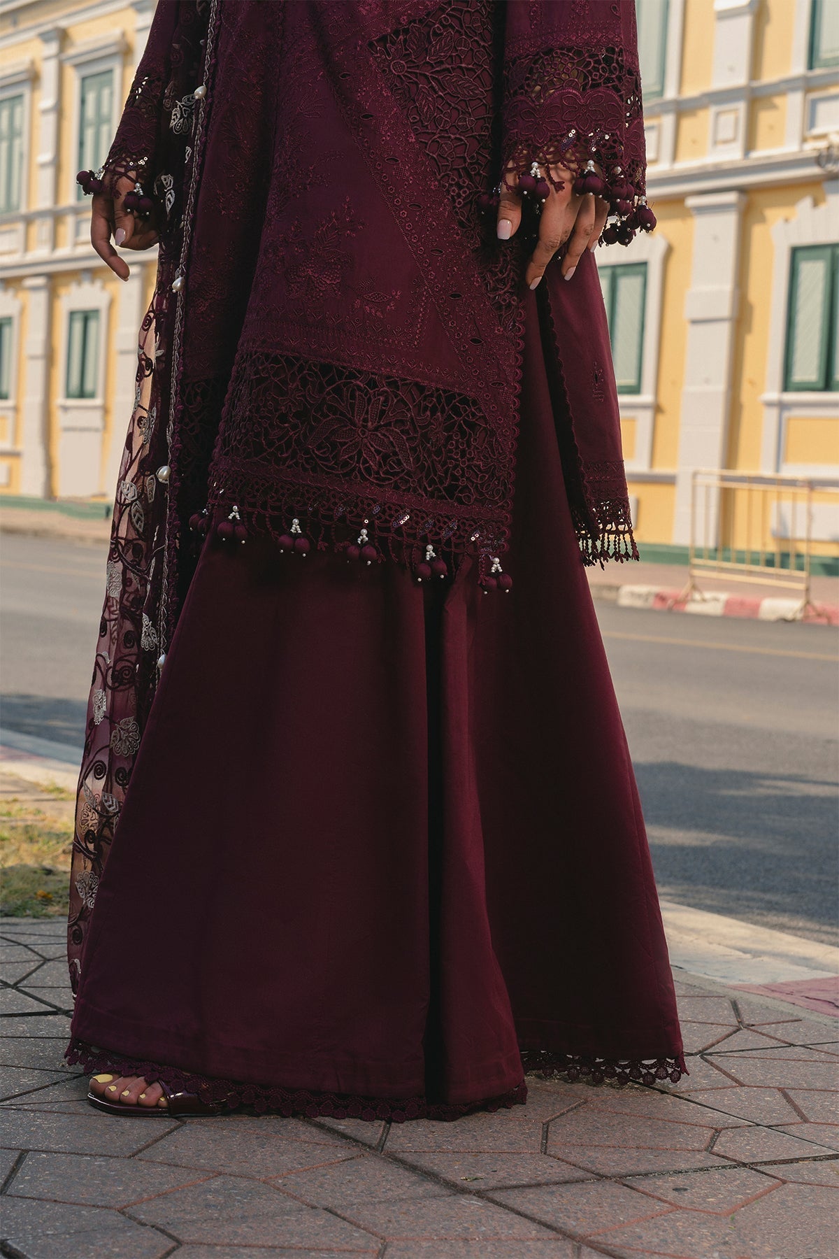 Haya Organza Pakistani Summer Dresses - Afrozeh - 5