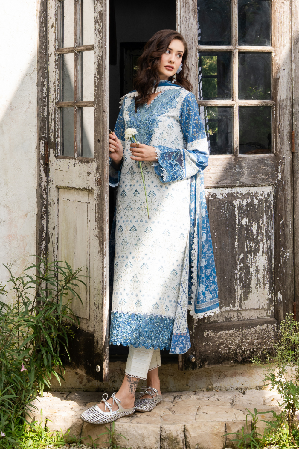 EVARA (AZ-05) Lawn Pakistani Summer Dresses - aabyaan - 2
