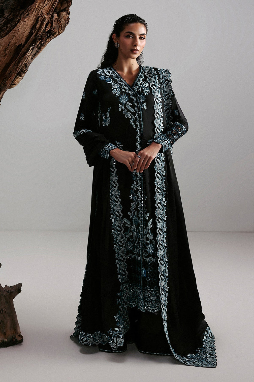 Rhylen Silk Pakistani Formal Dresses - Afrozeh - 1