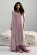 Elowen Raw Silk Pakistani Formal Dresses - Afrozeh - 1