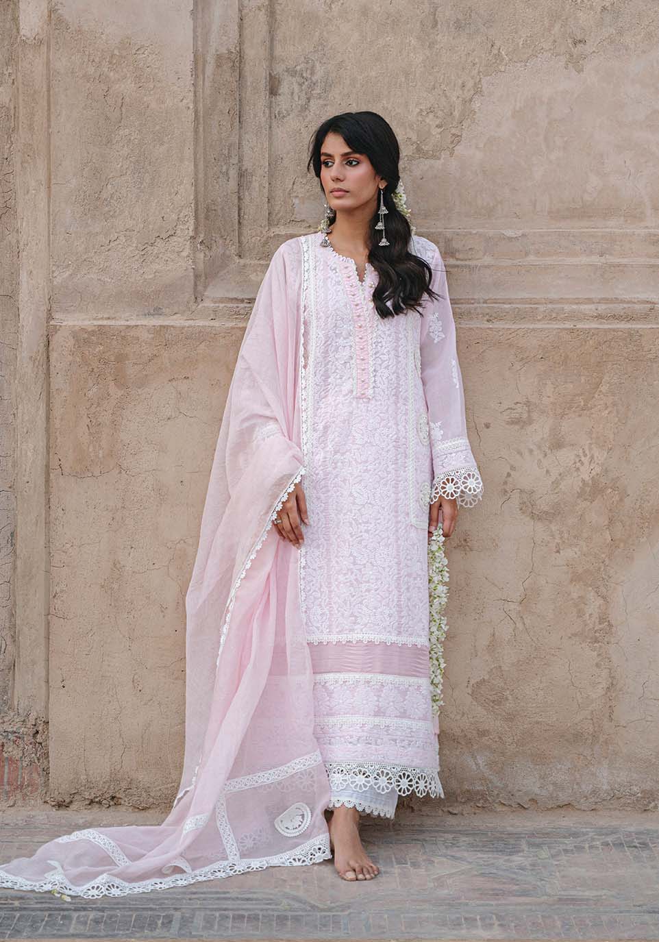 MAHPARA Embroidered Pakistani Dress