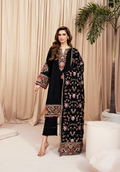 NOIR BLOOM Embroidered Pakistani Dress