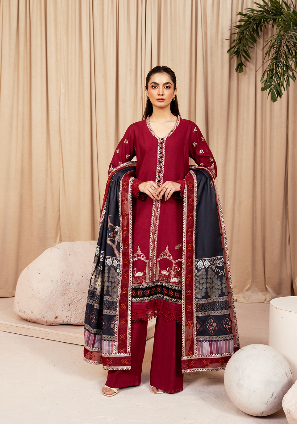CRIMSON ECHO Luxury Pakistani Fashion