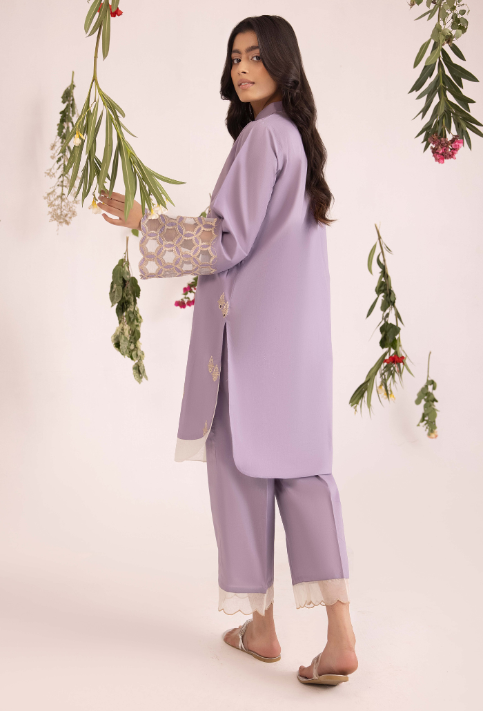 Pret 2 - D01 Lawn Pakistani Summer Dresses - Humdum - 2
