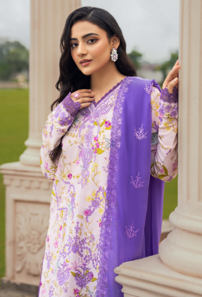 Diva - D05 Chiffon Pakistani Winter Dresses - Humdum - 3