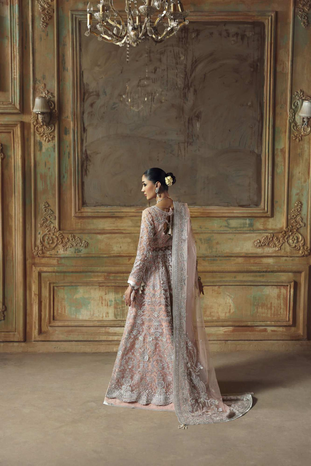 Glamarous Raw Silk Pakistani Formal Dresses - Zyra - 2