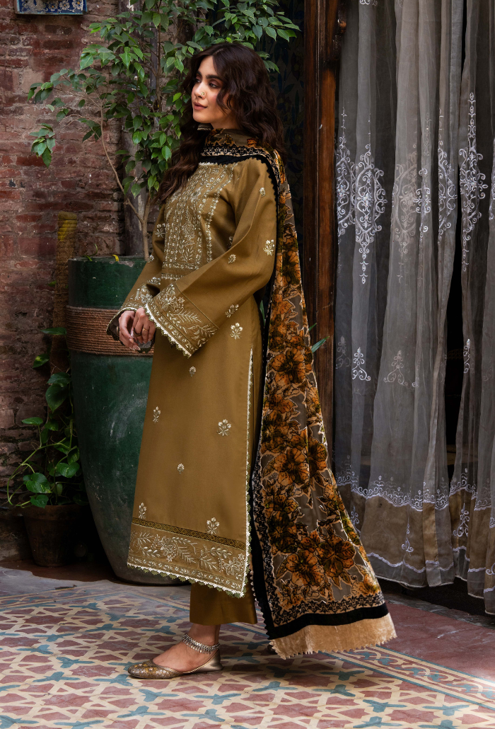 ZOUQ CHAPTER 2 - D02 Premium Fabric Pakistani Winter Dresses - Humdum - 2