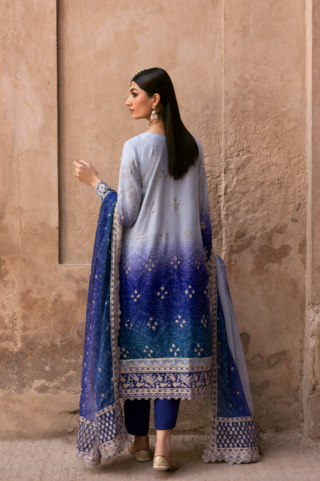 AUREVIA Embroidered Pakistani Dress