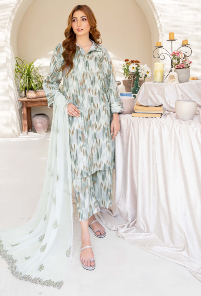 Ziva - D07 Chiffon Pakistani Summer Dresses - Humdum - 2
