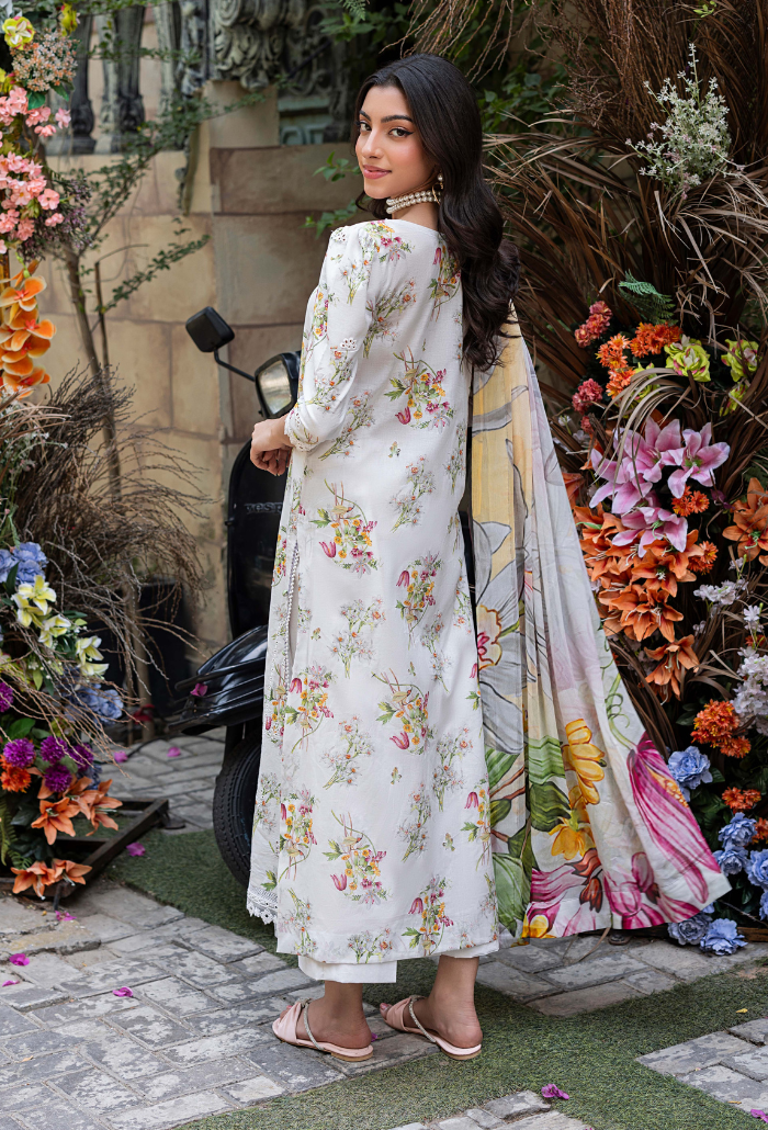 EDEN GARDEN CHAPTER 2 D09 Chiffon Pakistani Summer Dresses - Humdum - 3