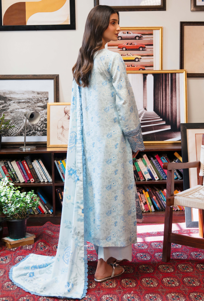 LAIBA - D07 Organza Pakistani Winter Dresses - Humdum - 2