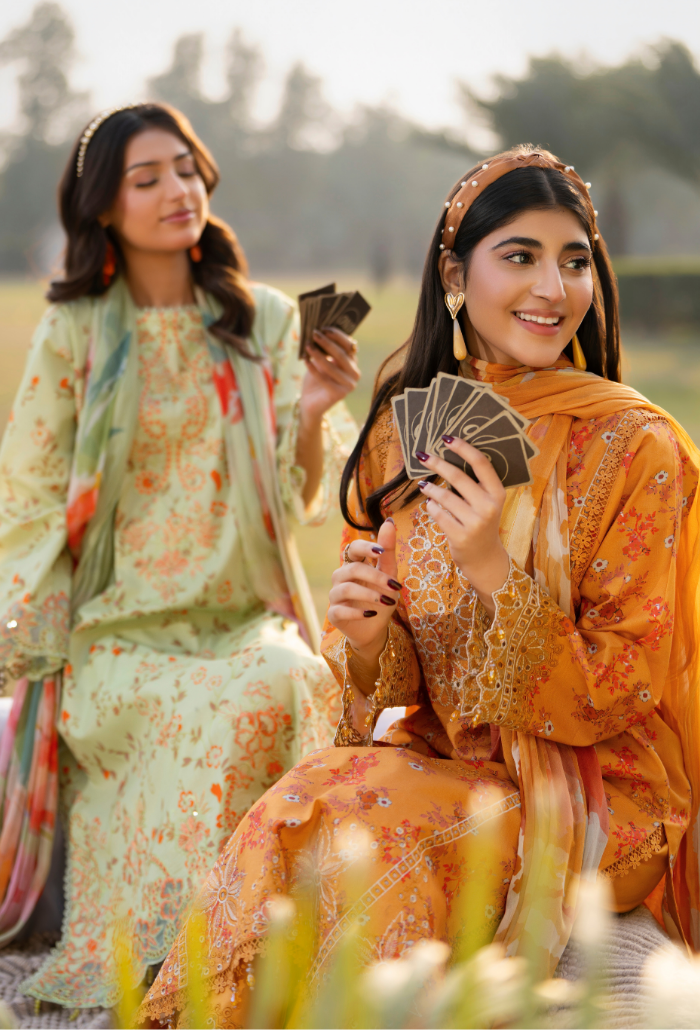 Gardenia'26 - D03 Chiffon Pakistani Summer Dresses - Humdum - 6