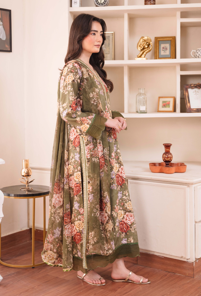 COCO - D04 Chiffon Pakistani Winter Dresses - Humdum - 3