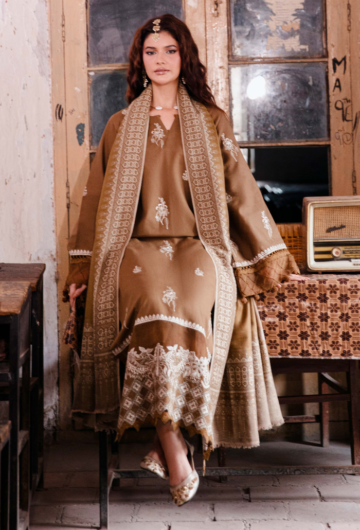 ONORA CHAPTER 2 - D08 Organza Pakistani Winter Dresses - Humdum - 4