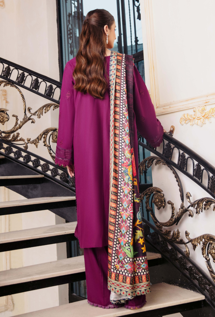 Serene - D07 Premium Fabric Pakistani Winter Dresses - Humdum - 3